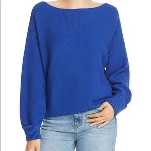 French Connection Moss Stitch Boatneck Sweater